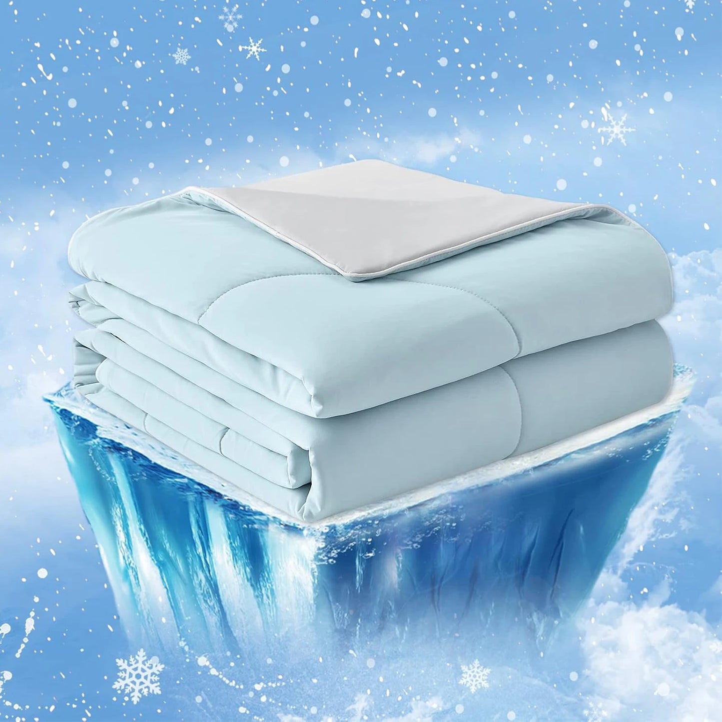 One Cold Sense Reversible Cold Effect Cooling Blanket, Summer Cooling Blanket for Hot Sleepers and Night Sweats
