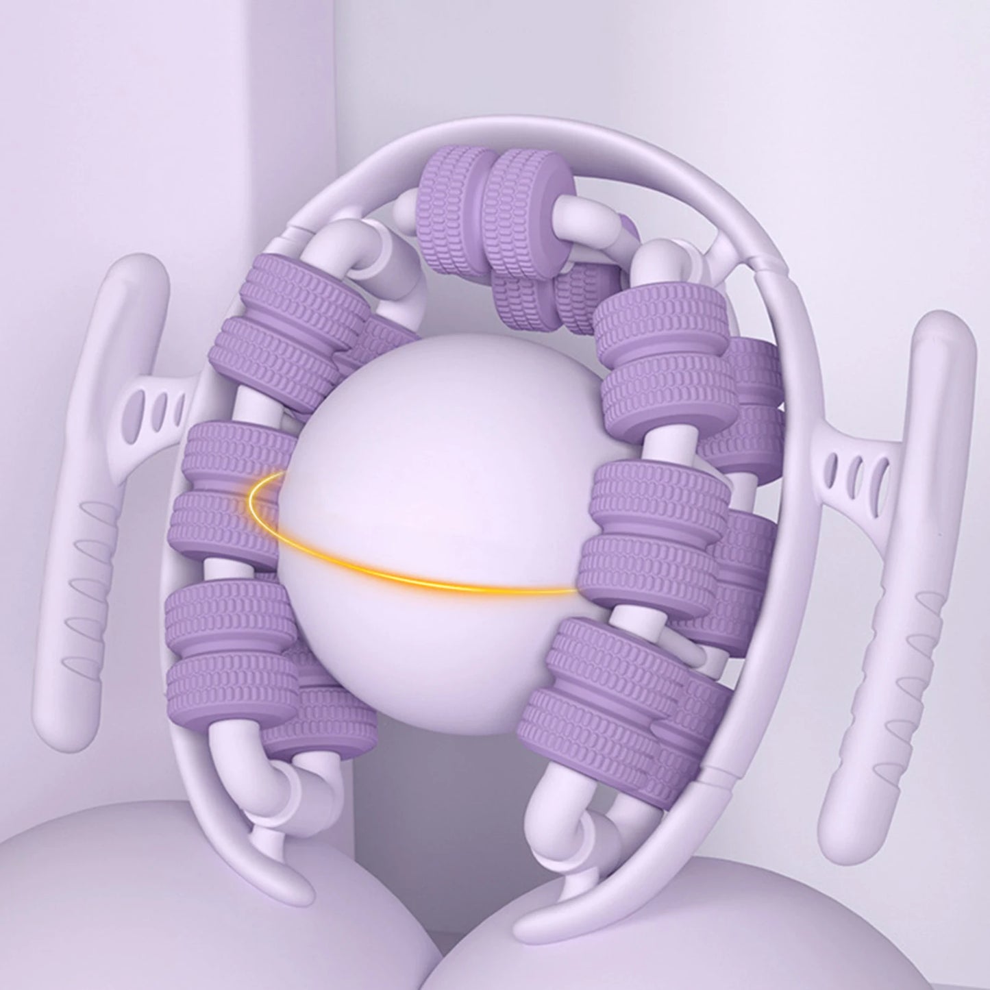 Portable Wheel Roller Massager For Stress Relief And Blood Circulation