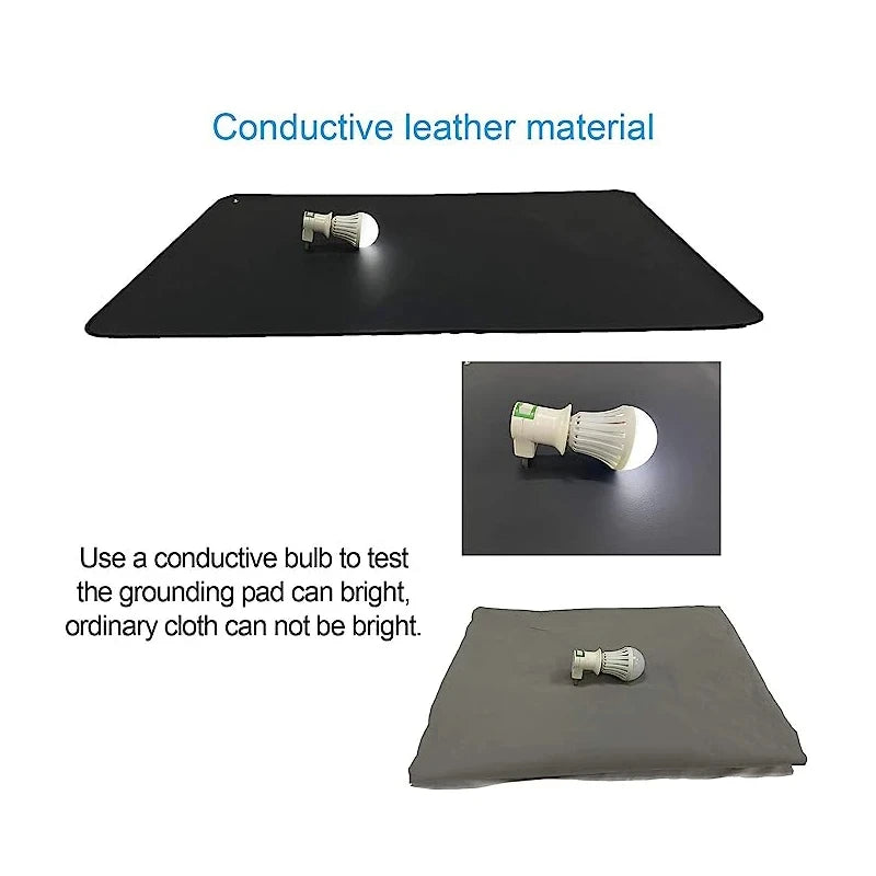 Grounding Mat Sleep Mat EMF Recovery Yoga Mat Improve Energy Release Body Foot With Anti-tangle Earthing Coiled Grounding Cord