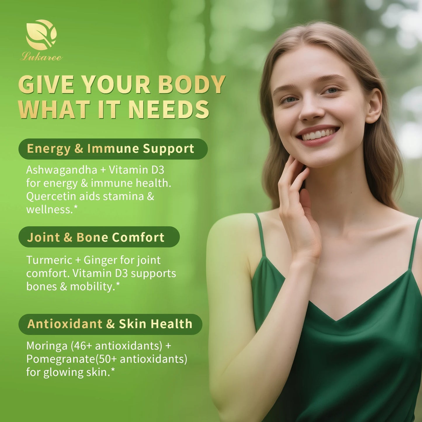 Beworths 12 In 1 Organic Moringa Drops With Ashwagandha Quercetin