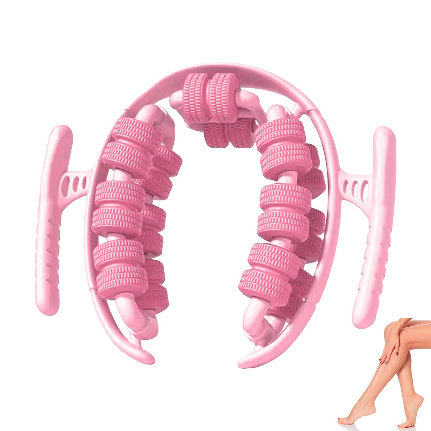 Portable Wheel Roller Massager For Stress Relief And Blood Circulation