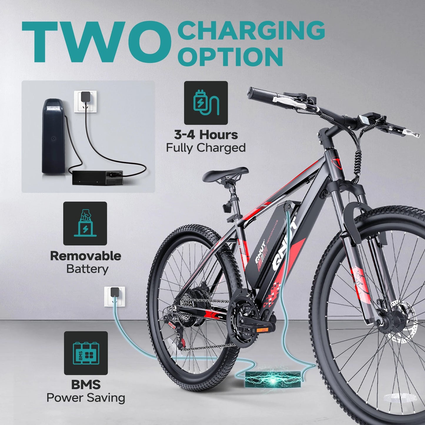 Victor3.0 Mountain Electric Bicycle 1000W 36V 10.4Ah Battery
