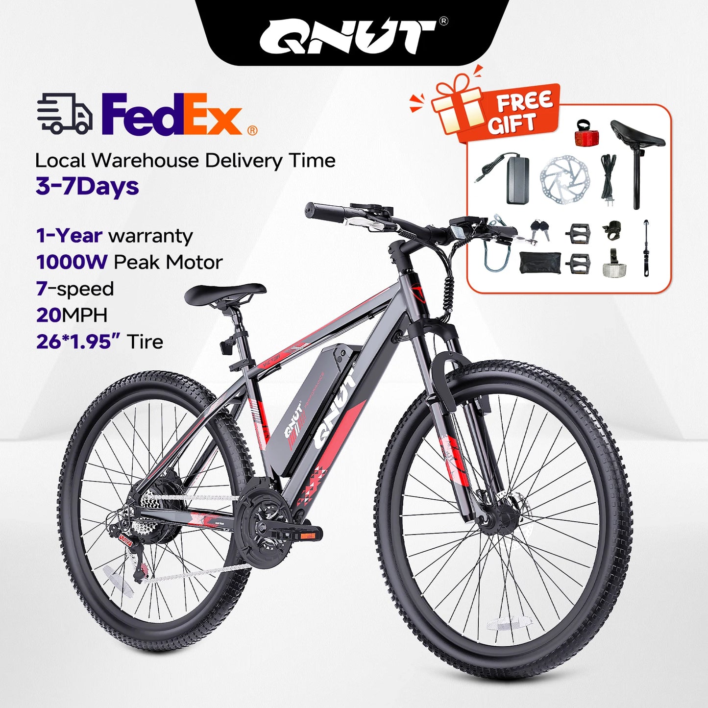 Victor3.0 Mountain Electric Bicycle 1000W 36V 10.4Ah Battery