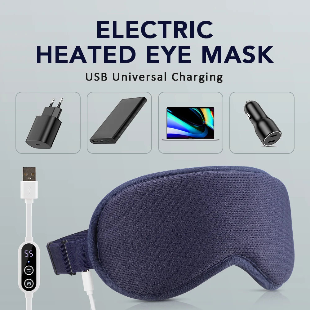 PASTSKY 3D Heated Steam Eye Mask With Intelligent Timing