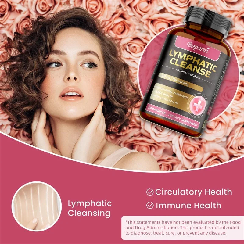 Pslalae Lymphatic Cleanse Capsules For Lymph Node Health And Immunity