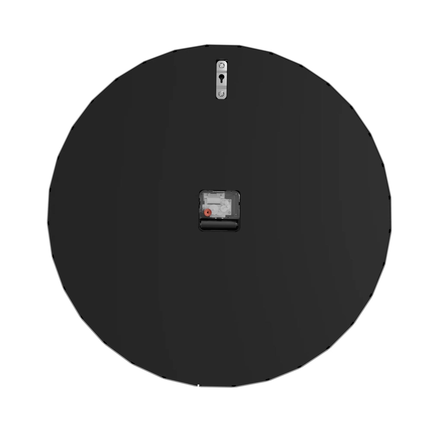 Crystal Crushed Diamond Mirrored Round Wall Clock for Wall Decoration Silver Glass Mirror Clock Sparkle Twinkle Bling Home Decor