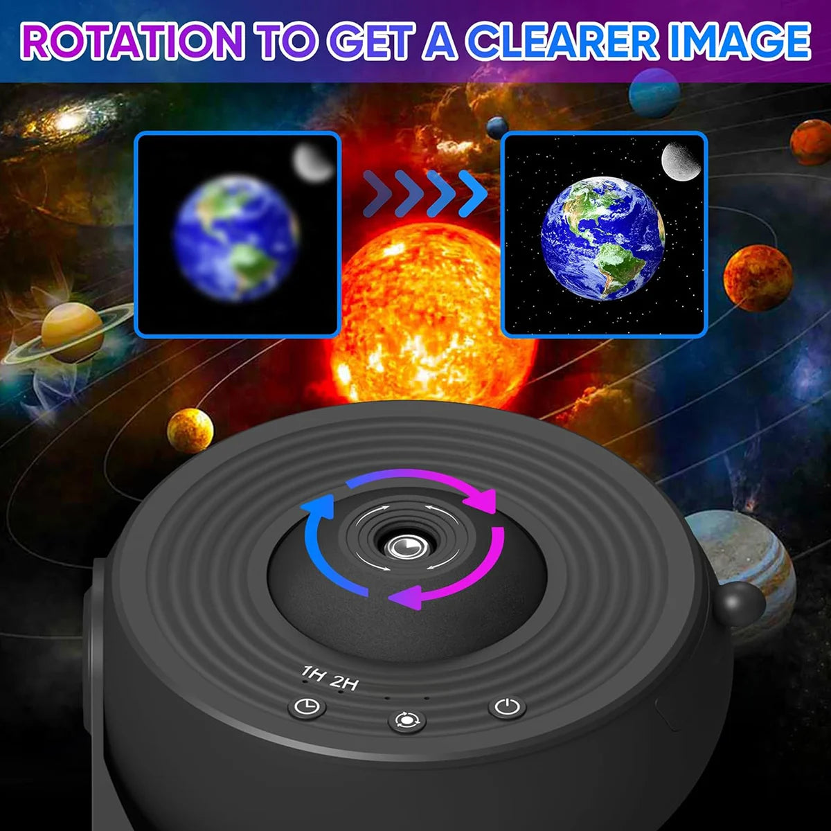Mexllex Galaxy Ultral Star Projector Night Light With 13 Films